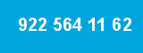 922 564 11 62